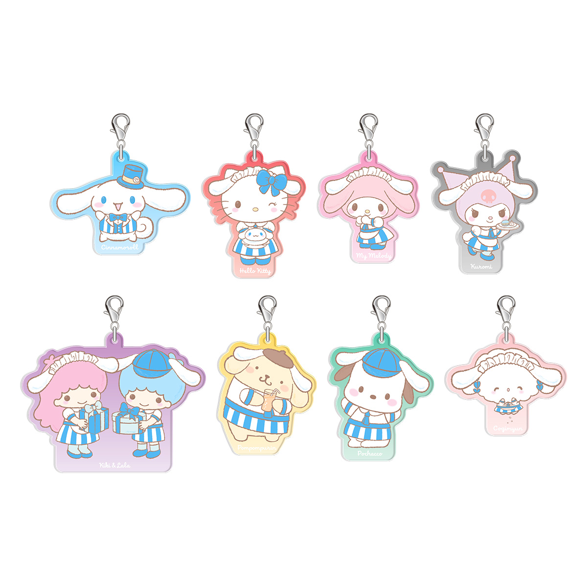 アクリルチャーム ×全8種